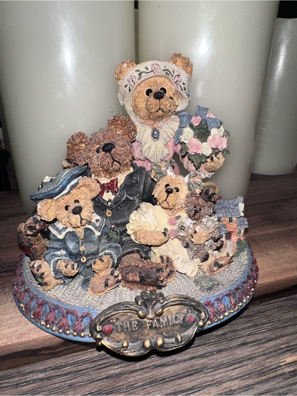 Vintage Boyds Bears Bearstone The Family #227804 Gary Tina Matt Bailey LE 1999